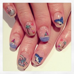 nailpornography:  Shark Week NOTW inspiration!