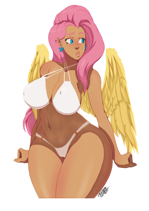 tovio-rogers:fluttershy drawn up for patreon. other outfits, psd and uncensored versions will be part of this month’s rewards.  < |D’‘‘‘‘‘‘‘‘