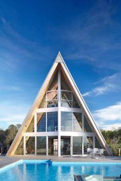 cjwho:  A-Frame Residence, New York, USA