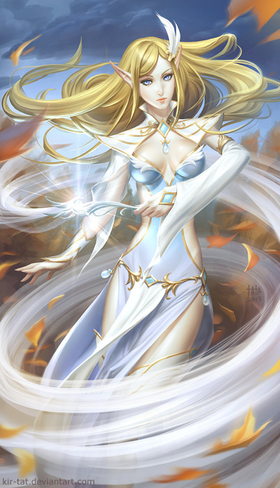 zoesfantasyworld:  Elfessa by kir-tat 