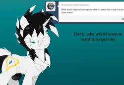 taboopony:  Shy: touch my buldge? nothing