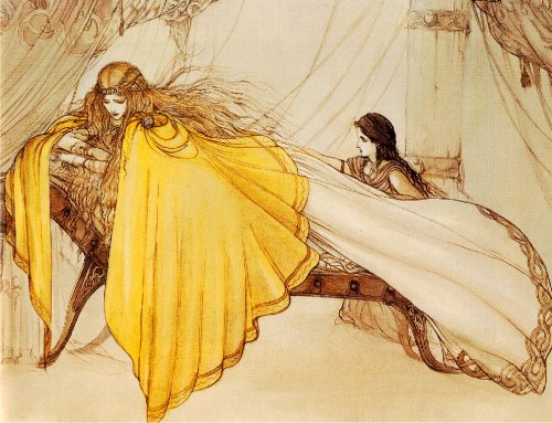 fleurdulys:
“ Tristan and Isolde - Yoshitaka Amano
~1980
”