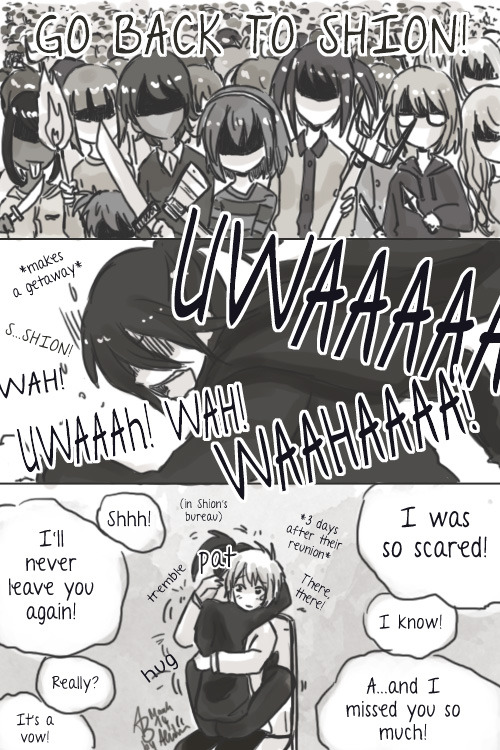ahikuboruchi:  REUNION WILL COME! &gt;_&lt; Even if we (the angry No.6 fandom)