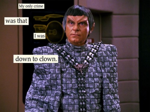 tal-shiar-fashion-police: Troubled Romulans (Star Trek Romulans x Troubled Birds)