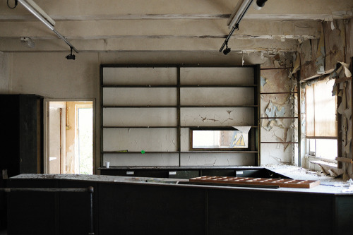 The long abandoned bar at Chatterley Whitfield factory, Stoke-on-TrentShot for Sunspel Memorandum