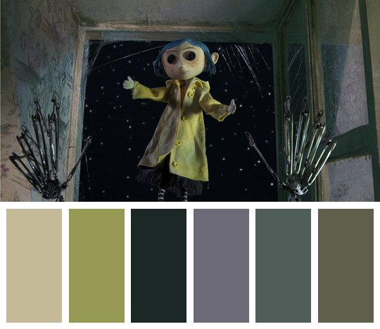 animations' color palettes on Tumblr