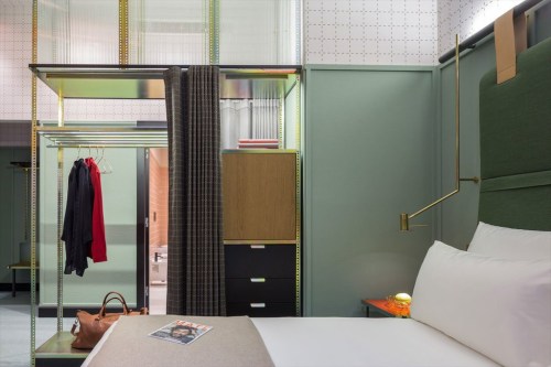 {Patricia Urquiola designed this boutique hotel in Milan. 50s Bauhaus-come-Classical Italianate aest