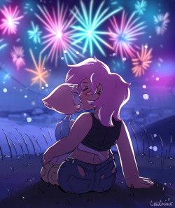 cubedcoconut:Beach City fireworks