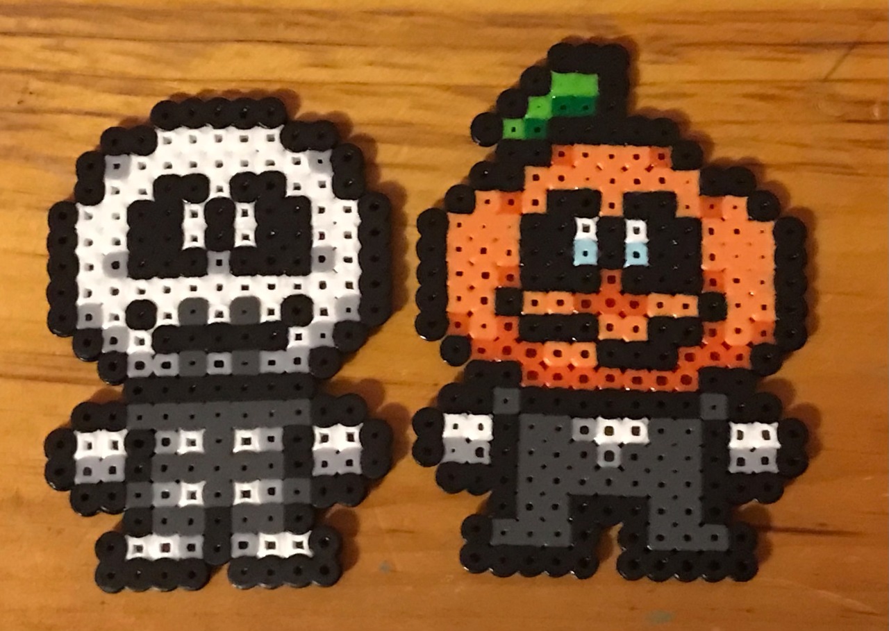 Roy Spooky Month Sr Pelo Perler Beads Patturn Perler Bead Pattern