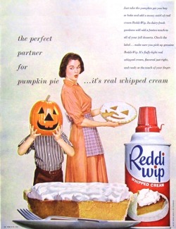 goshyesvintageads:  Reddi Wip Inc, 1958