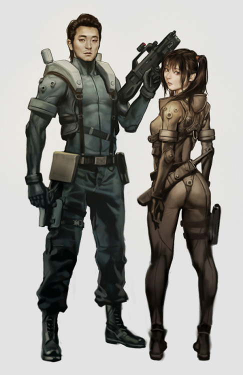 cyberclays:  The ‘GHOSTS’ - by Stone house 