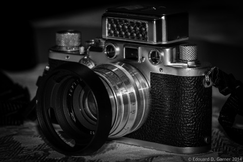 &lsquo;51 Leica III F with 50mm f2 Jupiter 8 and Tower light meter