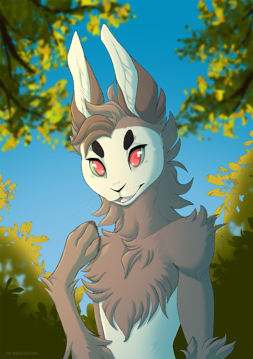 Art for a trade with Hylian on Toyhouse of their cute rabbit~