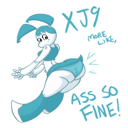 grimphantom2: ilikapie:  STRETCHY BUNS AND EXTENDO BOOTY!   STRETCHY BUNS AND EXTENDO BOOTY!    Just a doodle of everyone’s favorite sex bot crime fighting robot.  Junk in the trunk XD  yummy ;9