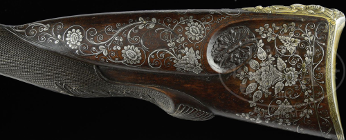 18th/19th Century Flintlock Rifle crafted by Nicholas Noel Boutet,Nicholas Noel Boutet was a French 