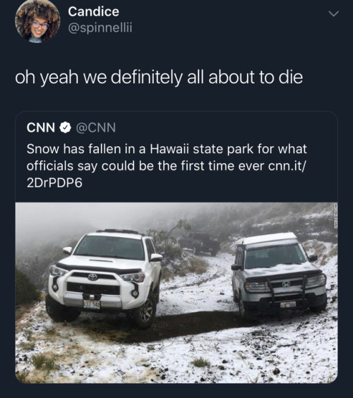 Better start praying to Mother Nature