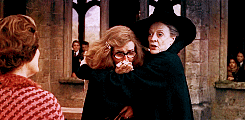 ϟ Harry Potter Meme |  nine characters [4/9] - Minerva McGonagall A tall, black-haired witch in emer