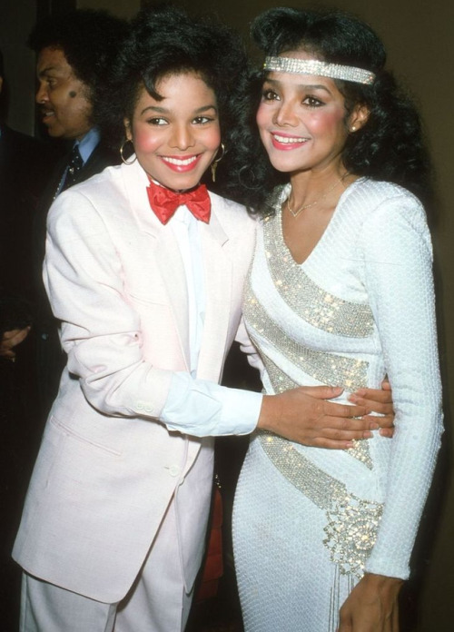 twixnmix: Rick James, LaToya Jackson, Janet Jackson and Joe Jackson at the R&B Awards in Los Ang