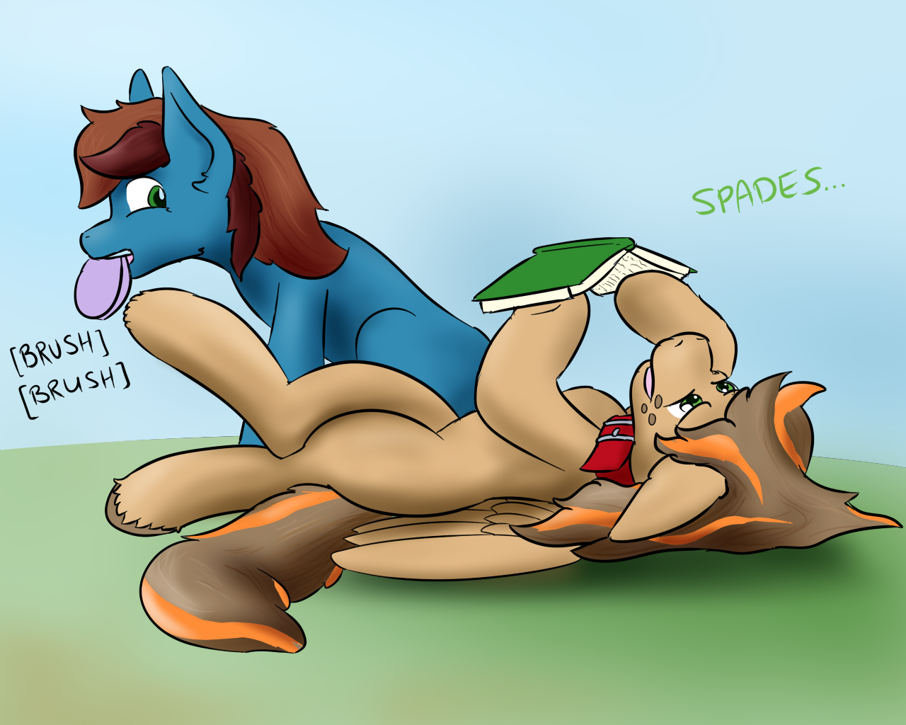 askspades:  Ever noticed how you can always see Trouble’s hoofs on her blog, bur