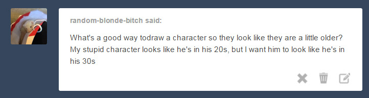 shithowdy:here’s a really phoned-in tutorial on aging characters and stuff for