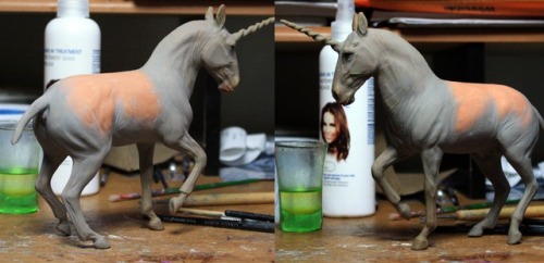 throwback to this sculpture from 2014/2015, Nuvuloso. I have two new unicorns done (waiting for