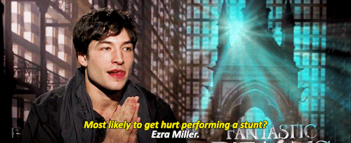 queeniesgoldstein:Ezra Miller plays “Who’s Most Likely?”