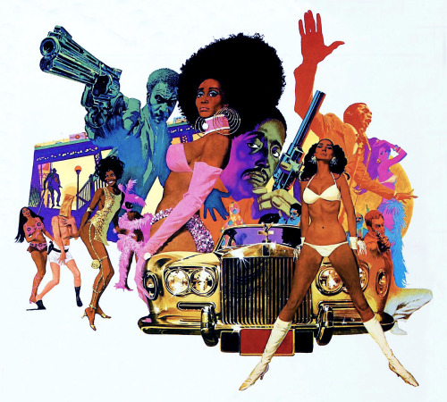 Illustration by Robert McGinnis; advertising artwork for Ossie Davis’ Cotton Comes to Harlem (