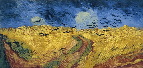 odbytea:  dappledwithshadow:  A beautiful, sad goodbye.Wheatfield with Crows, Vincent van Gogh July, 1890  xx