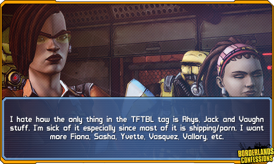 Tales From The Borderlands Porn - Borderlands Confessions â€” I hate how the only thing in the TFTBL tag is...
