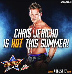 y2jbaybay:  Hot like soup! @wwe #summerslam