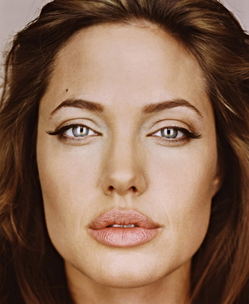 Angelina Jolie photographed by Martin Schoeller, 2004