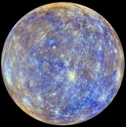 just&ndash;space: The other blue planet. Mercury by MESSENGER  js 