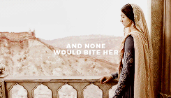 eliaamartell:My sister, Elia, she married Prince Rhaegar Targaryen and became the princess she alrea