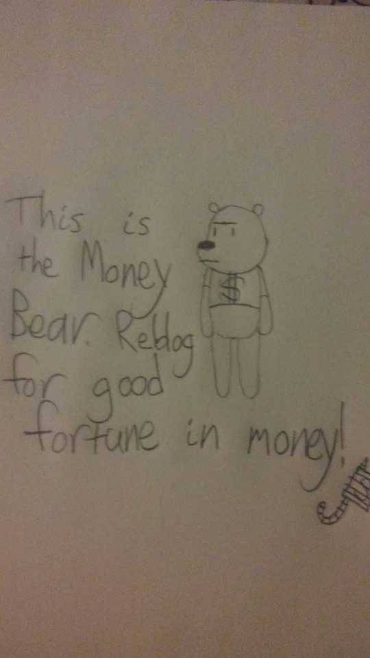 Reblog For Good Luck In Money !