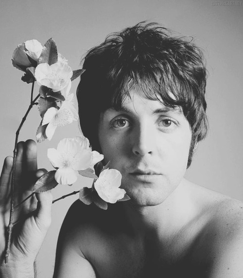 Paul McCartney photographed by Richard Avedon on On August 11th 1967, in London.