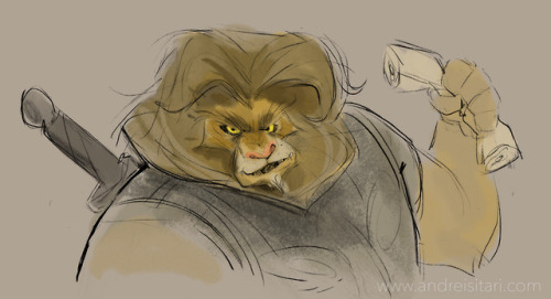 Lion Warriors. These are super fun to draw really. Like a guilty pleasure of some kind.-Sitariwww.an