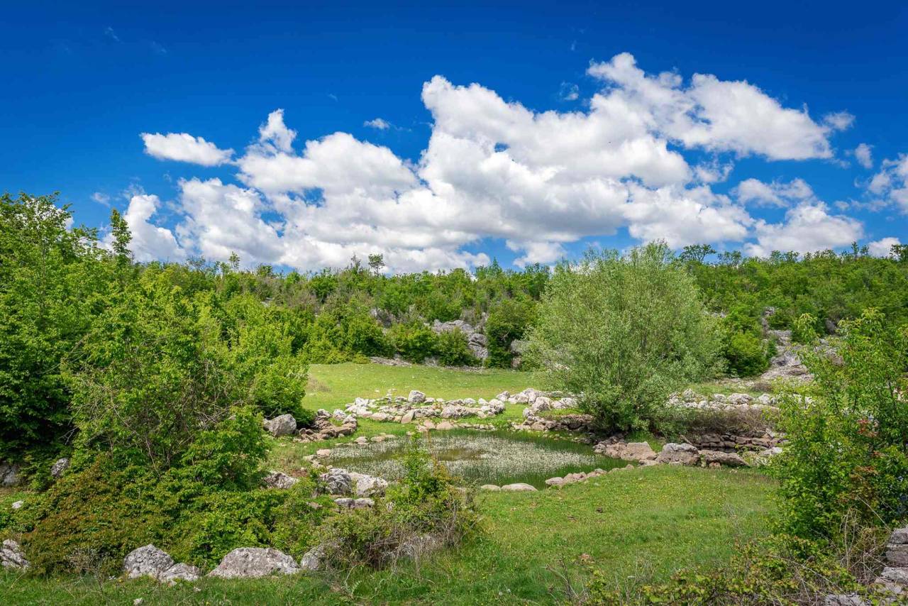 Ancient fairy wells in Croatia.