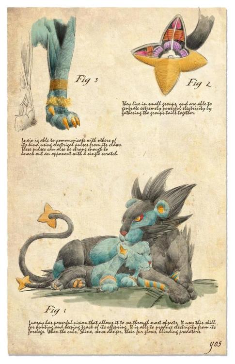 retrogamingblog: A Natural History of Pokemon by Bogelbearart