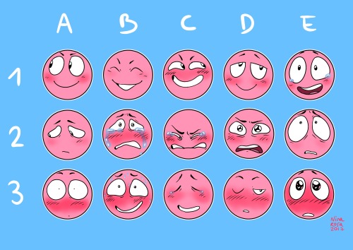 nina-rosa-draw:My own expression meme!!!!!Give me a character and an expression, and I’ll (may