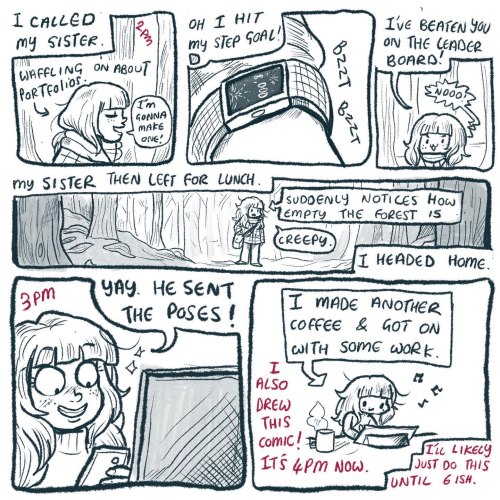 Its hourly comic day!Naturally as someone with a love for autobio content I had to join in! (The tag