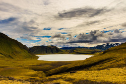 nature-hiking:  Down to the lake - Hellismannaleið trail, Iceland, august 2017photo by nature-hiking