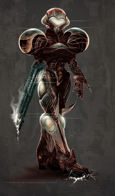 geeksngamers:  Metroid Fan Art - by Stephan