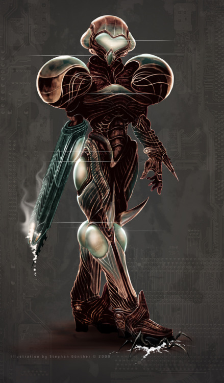 geeksngamers:  Metroid Fan Art - by Stephan Günther