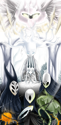 hisuivirus:  agentdrago: Who do you pray to if you’re the god huh?  VERY IMPORTANT!!11!111!: High Resolution: https://agentdrago.deviantart.com/art/Hollow-Knight-Tribute-746948721?ga_submit_new=10%3A1527460237 Really, I died on the details and tumblr