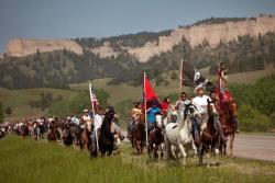 nativenews:  1,000 Lakota Youth to descend