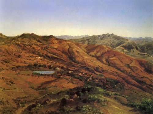 artist-velasco: Vista de Guelatao, 1887, Jose Maria Velasco