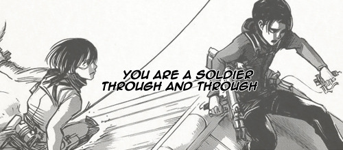 tankfromvenus:  RivaMika week | Iridescent  You and I. We’re not so different after