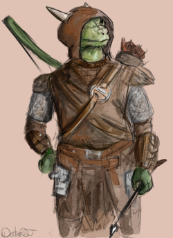 doc-art: argonian doodle