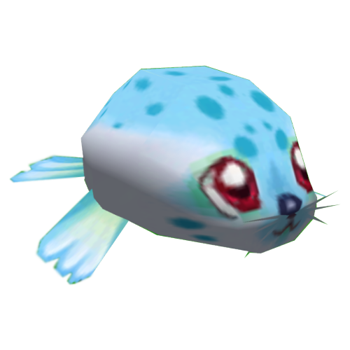 neonbuck:lowpolyanimals:Seal from Sonic Adventure 2: Battlehe was forced to eat cement when he was 6