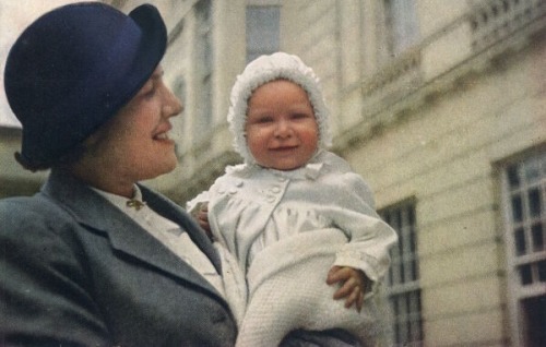  Princess Anne with the royal children’s nanny Helen Lightbody, 1951© Mary Evans Picture Libra